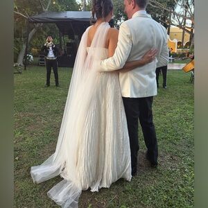 Bridal veil scarf - 12 ft (custom made)